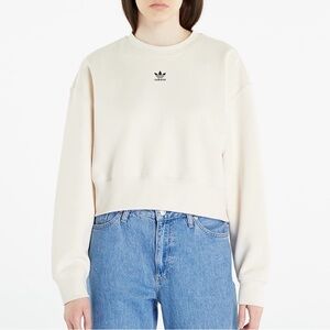 Adidas Cropped Loose Fit Sweatshirt